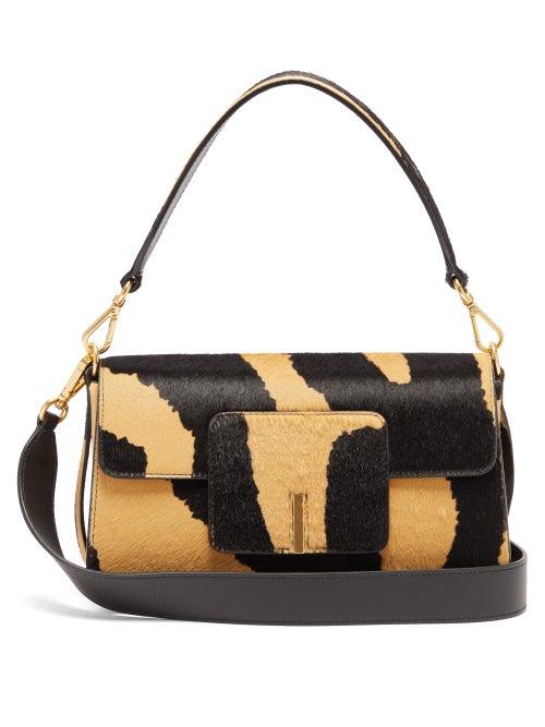 Matchesfashion.com Wandler - Georgia Zebra Print Calf Hair Shoulder Bag - Womens - Animal
