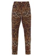 Matchesfashion.com F.r.s - For Restless Sleepers - Etere Leopard-print Silk-crepe Trousers - Womens - Animal