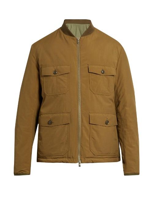 Yohji Yamamoto Reversible Patch-pocket Bomber Jacket