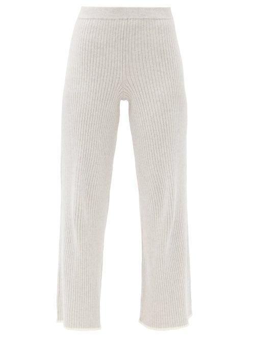 Ladies Lingerie Skin - Maddie Cotton-blend Pyjama Trousers - Womens - Light Grey