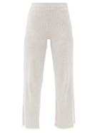 Ladies Lingerie Skin - Maddie Cotton-blend Pyjama Trousers - Womens - Light Grey