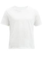 Matchesfashion.com Lahgo - Organic Pima-cotton Jersey T-shirt - Mens - White