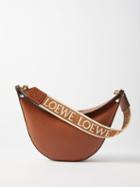 Loewe - Luna Small Anagram-strap Leather Shoulder Bag - Womens - Tan