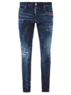 Matchesfashion.com Dsquared2 - Cool Guy Distressed Slim-leg Jeans - Mens - Blue