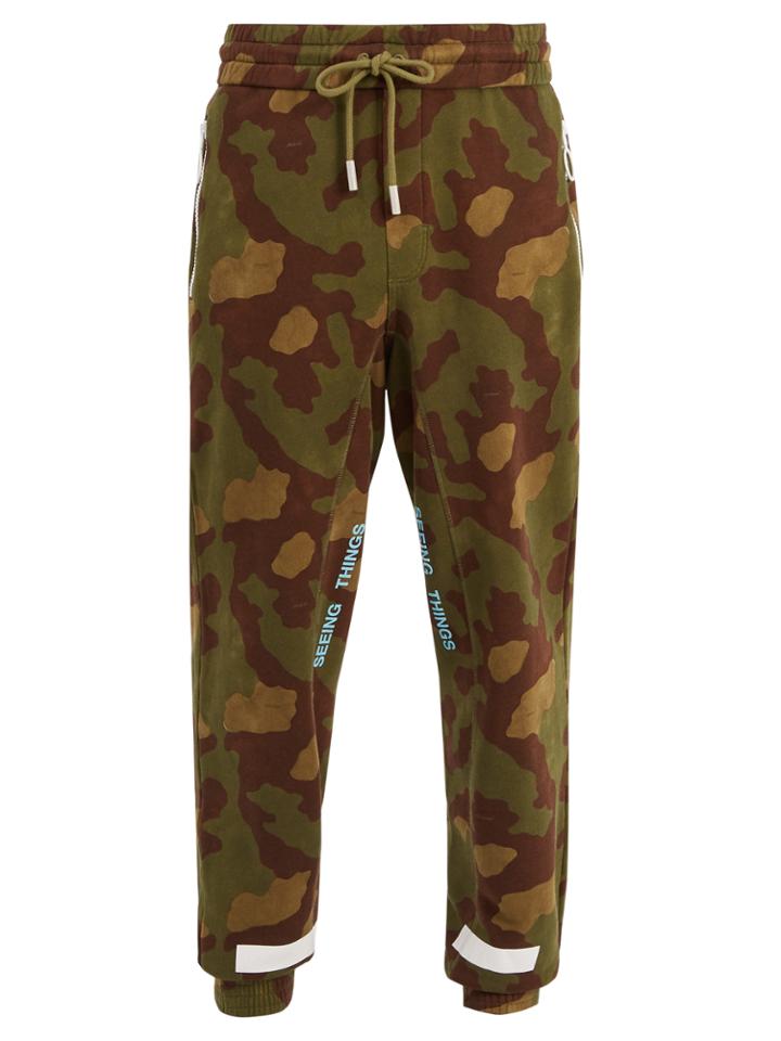 Off-white Camouflage-print Cotton Track Pants