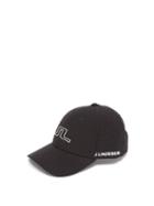 J.lindeberg - Caden Logo-print Perforated Ripstop Golf Cap - Mens - Black