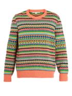 Stella Mccartney Multicoloured Striped Wool-blend Sweater