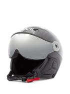 Matchesfashion.com Kask - Chrome Goggle-visor Ski Helmet - Womens - Black Silver