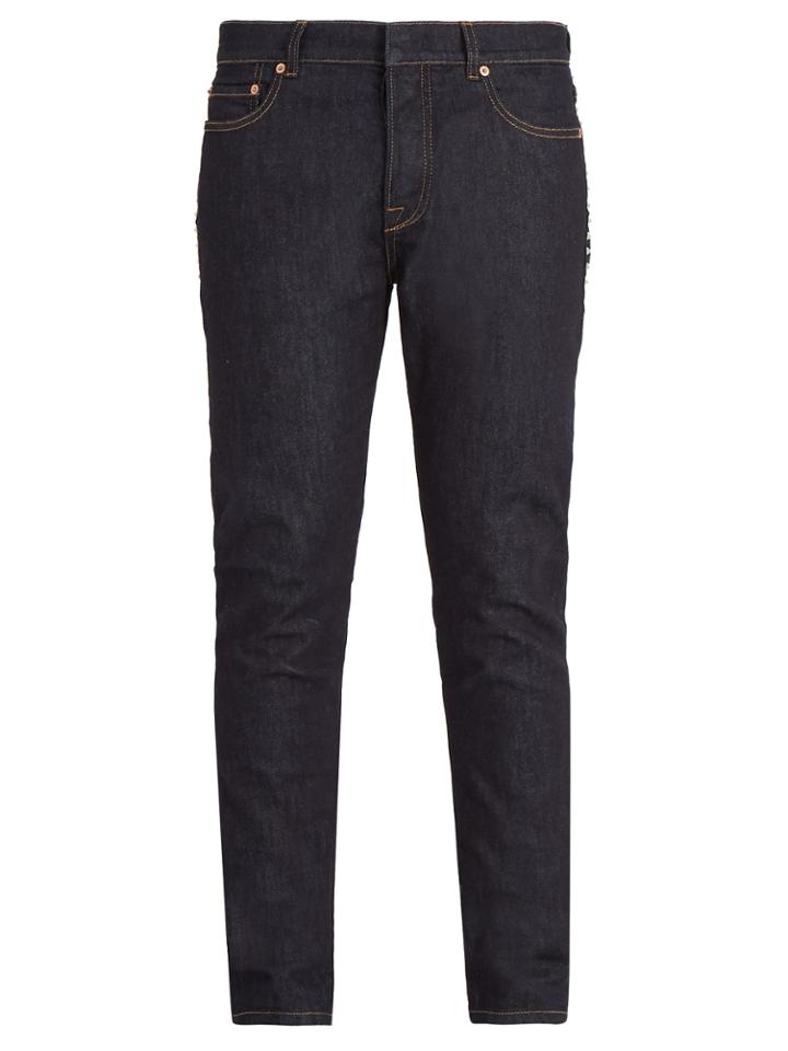Valentino Rockstud Straight-leg Jeans
