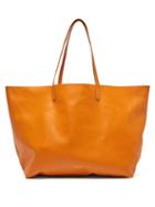Matchesfashion.com Mansur Gavriel - Oversized Leather Tote Bag - Womens - Yellow Multi