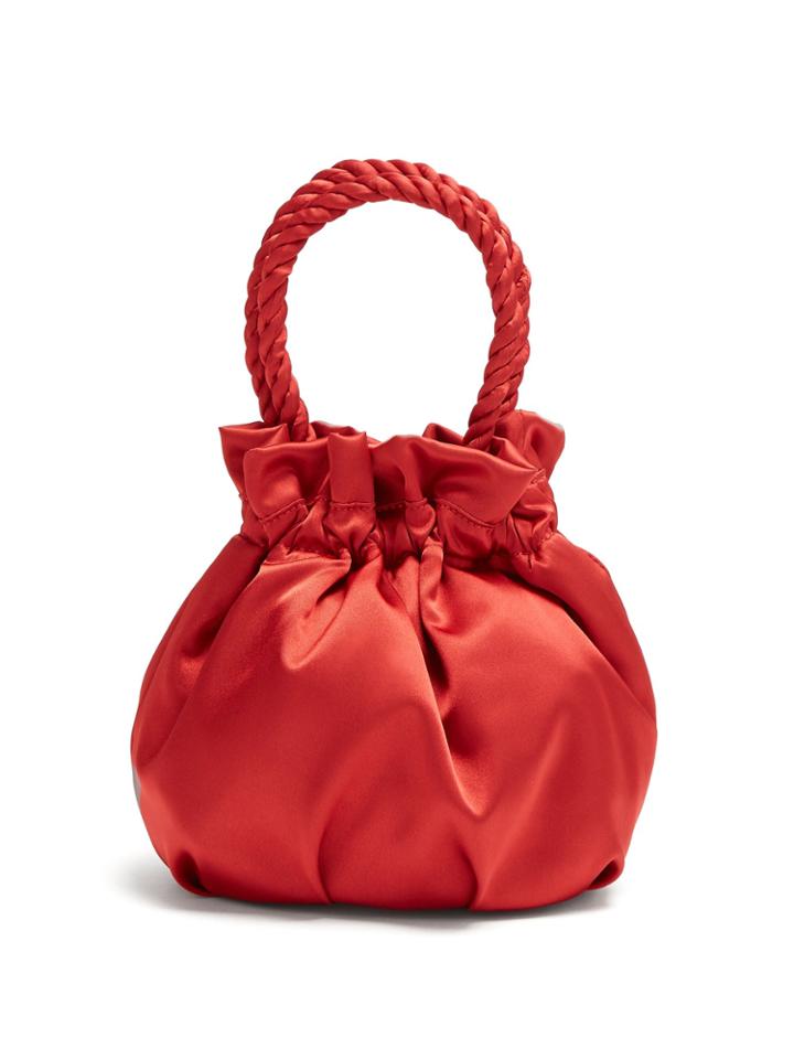 Staud Grace Satin Clutch