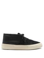 Maison Margiela Contrast Suede And Leather Desert Boots