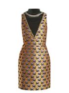 Mary Katrantzou Verdi Swan-jacquard Mini Dress