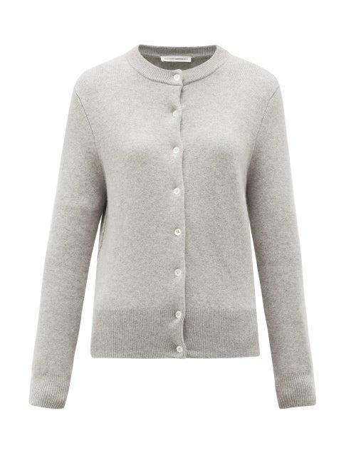 Matchesfashion.com Extreme Cashmere - No. 99 Little Stretch-cashmere Cardigan - Womens - Grey
