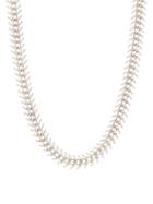 Matchesfashion.com Saint Laurent - Fishbone-chain Necklace - Mens - Silver