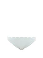 Matchesfashion.com Marysia - Santa Barbara Scalloped-edge Bikini Briefs - Womens - Light Blue
