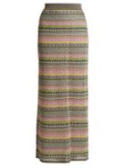 Missoni Striped Metallic Maxi Skirt