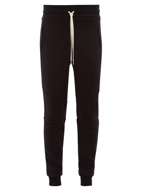 Matchesfashion.com John Elliott - Escobar Loop Back Cotton Jersey Track Pants - Mens - Black