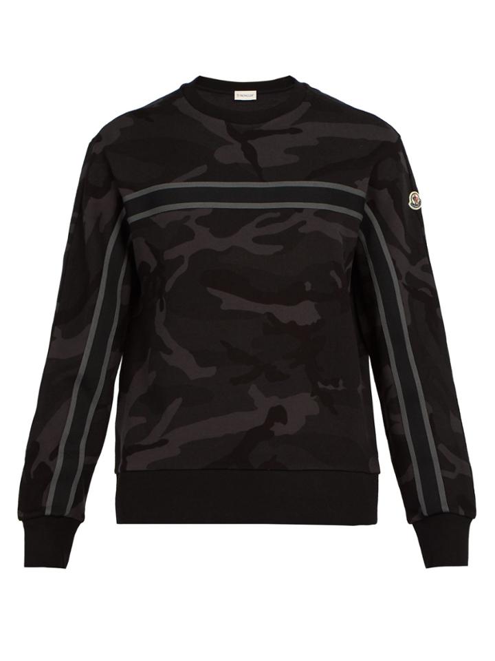 Moncler Camouflage-print Cotton-jersey Sweatshirt