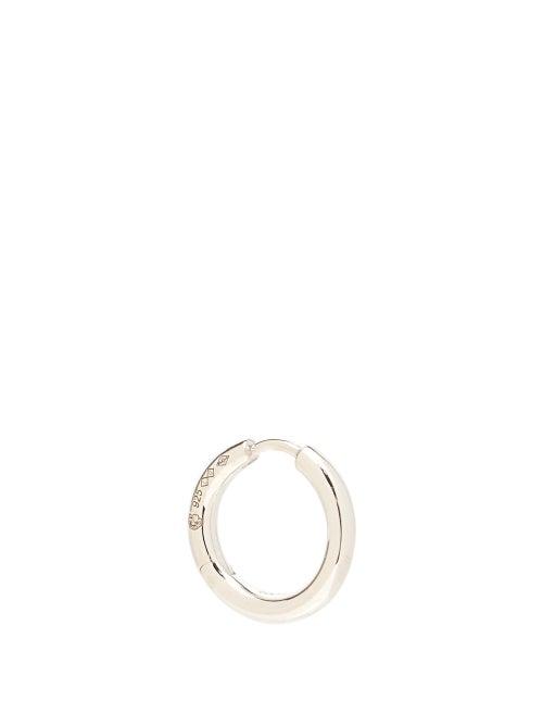 Matchesfashion.com Le Gramme - 1.9g Sterling-silver Single Earring - Mens - Silver