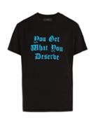 Matchesfashion.com Amiri - You Get What You Deserve Cotton T Shirt - Mens - Black