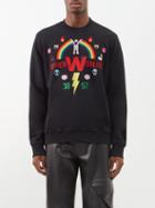 Walter Van Beirendonck - Other Worldly Cotton Sweatshirt - Mens - Black
