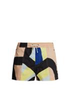 Matchesfashion.com Bower - Swag Printed Swim Shorts - Mens - Multi