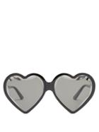 Matchesfashion.com Gucci - Heart Shaped Frame Sunglasses - Womens - Black Multi