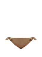 Matchesfashion.com Skin - The Rosie Tie Side Bikini Briefs - Womens - Brown
