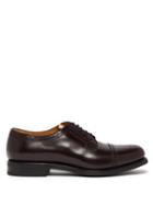 Matchesfashion.com Gucci - Gg Perforated Leather Brogues - Mens - Burgundy
