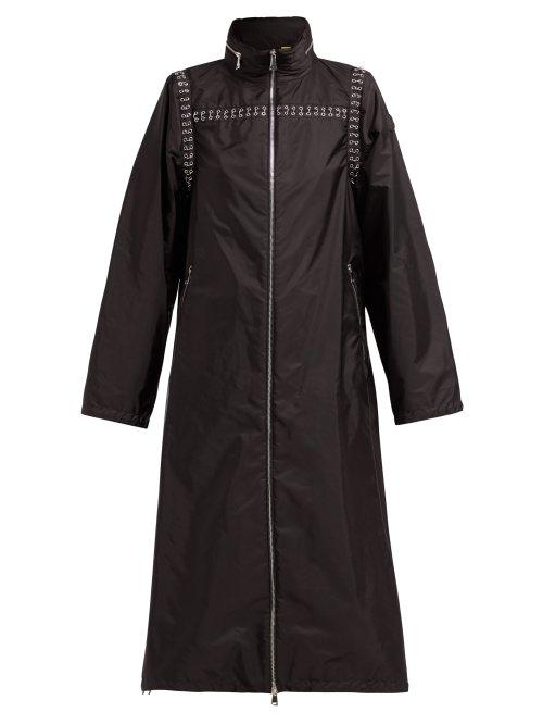 Matchesfashion.com 6 Moncler Noir Kei Ninomiya - Chain Seams Technical Parka - Womens - Black