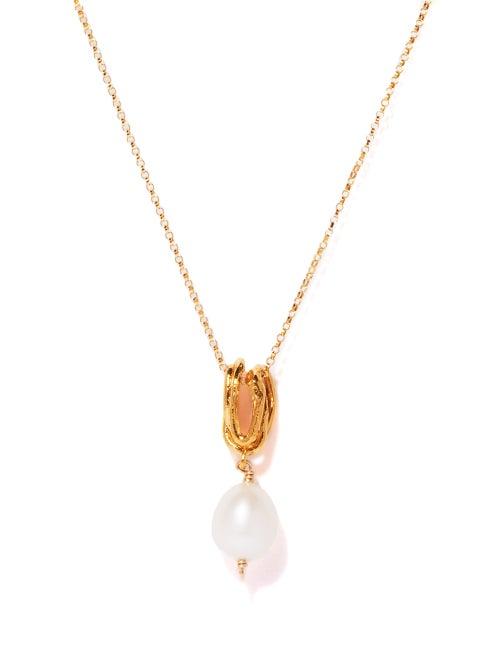 Alighieri - The Human Nature Pearl & Gold-plated Necklace - Womens - Gold