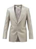 Tom Ford - Single-breasted Wool-blend Blazer - Mens - Grey