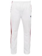 Matchesfashion.com Needles - Logo Embroidered Technical Jersey Track Pants - Mens - White