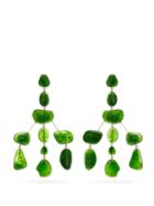 Matchesfashion.com Cult Gaia - Sloane Stone Drop Earrings - Womens - Green