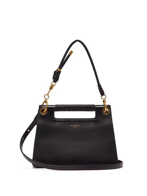Matchesfashion.com Givenchy - The Whip Small Cut Out Leather Cross Body Bag - Womens - Black