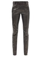 Petar Petrov - Glory Leather Trousers - Womens - Black