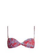 Diane Von Furstenberg Floral-print Bandeau Bikini Top
