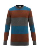 Oliver Spencer - Striped Wool Sweater - Mens - Multi