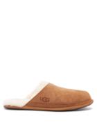 Ugg - Hyde Shearling-lined Suede Slippers - Mens - Beige
