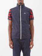 J.lindeberg - Ash Packaway Technical-shell Gilet - Mens - Navy