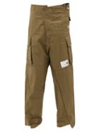 Mihara Yasuhiro - Deconstructed Cotton-canvas Cargo Trousers - Mens - Khaki