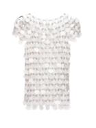 Ladies Rtw Paco Rabanne - Sequinned Chainmail Top - Womens - White