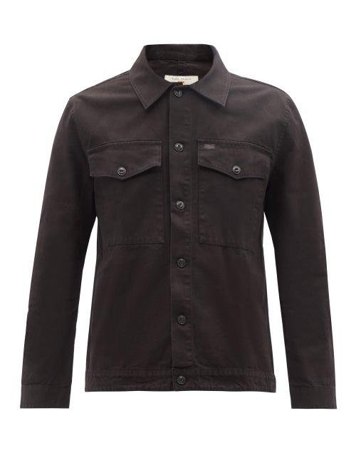 Nudie Jeans - Colin Cotton-canvas Overshirt - Mens - Black