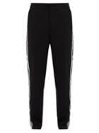 Matchesfashion.com Y-3 - Three Stripe Technical Jersey Track Pants - Mens - Black