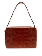 Matchesfashion.com Lutz Morris - Tate Medium Crocodile Effect Leather Shoulder Bag - Womens - Tan