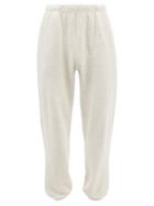 Les Tien - Brushed Cotton-jersey Track Pants - Mens - Grey