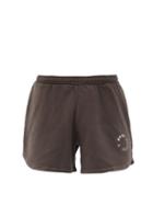 Matchesfashion.com 7 Days Active - Logo-print Cotton-jersey Shorts - Mens - Brown