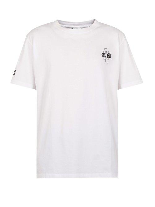 Matchesfashion.com Marcelo Burlon - Poisonous Fly Print Cotton T Shirt - Mens - White