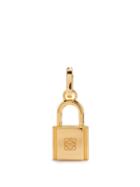 Loewe - Anagram 24kt Gold-plated Padlock Charm - Womens - Gold